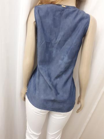 Camiseta regata jeans - Foto 3