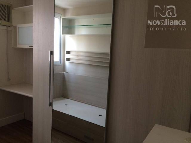 Apartamento com 3 quartos para alugar, 85 m² por R$ 1.500/mês - Itapuã - Vila Velha/ES - Foto 19