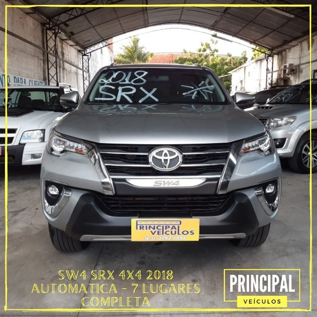 Toyota Hilux SW4 Srx 2018 Completo - Garantia de Fabrica