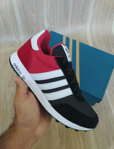 adidas neo black red