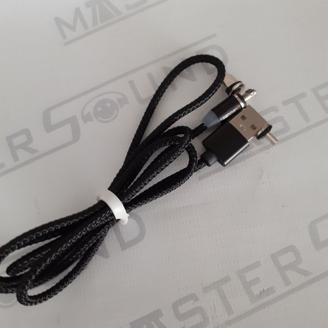 Cabo de dados usb. 3X1 Magnético: lightning, tipoc,e micro. Novo. - Foto 3