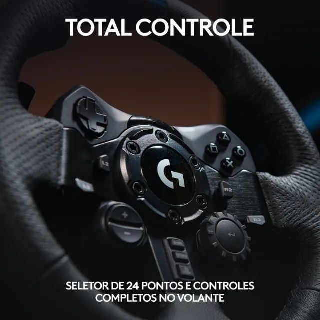 Volante Gamer Logitech G29 Driving Force para PS5 PS4 PS3 e PC