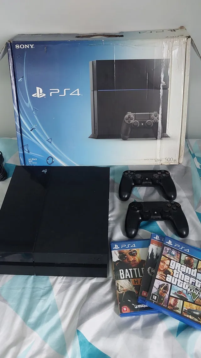 PS4 DA CASAS BAHIA  UNBOXING PLAYSTATION 4 SLIM BUNDLE 12 