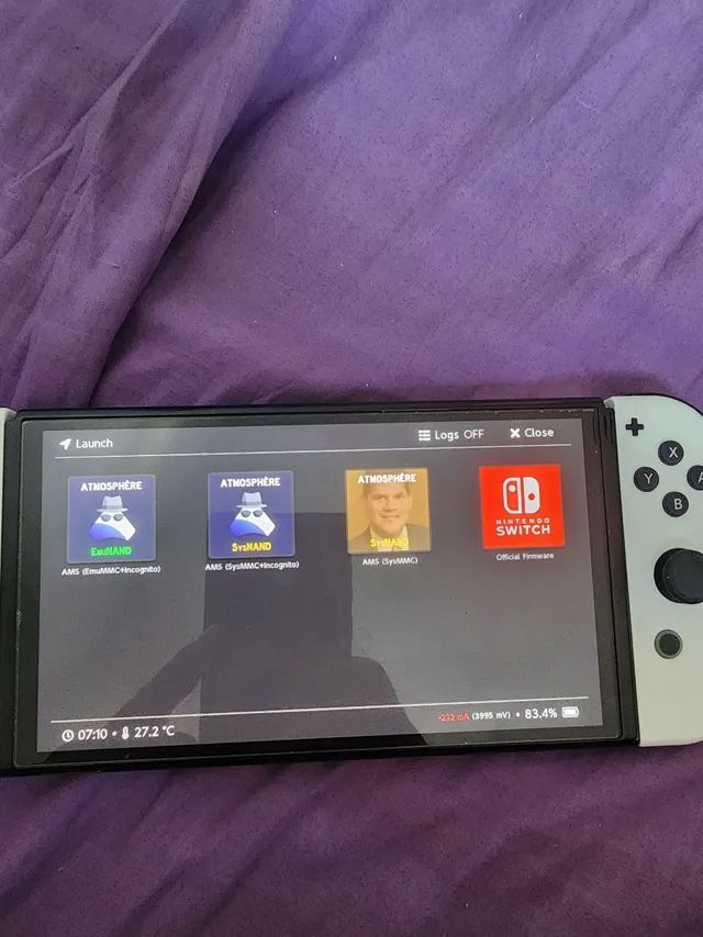 Nintendo Switch Oled 64gb + 512gb Desbloqueado 30 Jogos