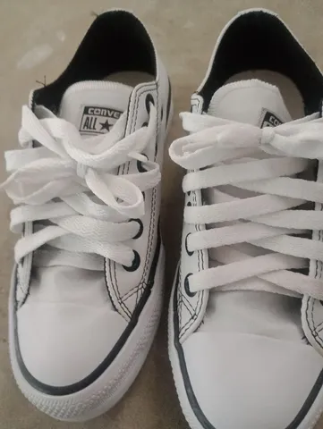 Tênis All Star Branco Cano Baixo, Tênis Feminino All Star Usado 87026269