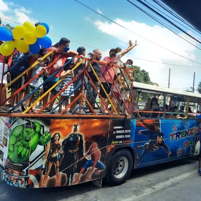 Trenzinho da alegria - Ônibus - Parque Santa Helena, Campos dos Goytacazes  1247853043