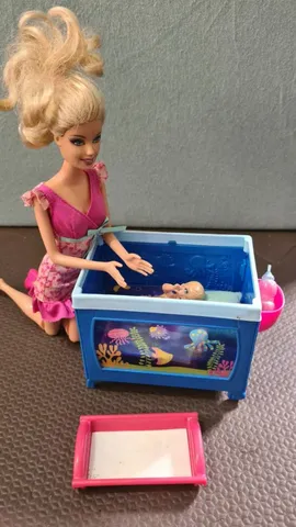 Bebezinho P/ Boneca Barbie (somente O Bebê ) Mamae Gravida