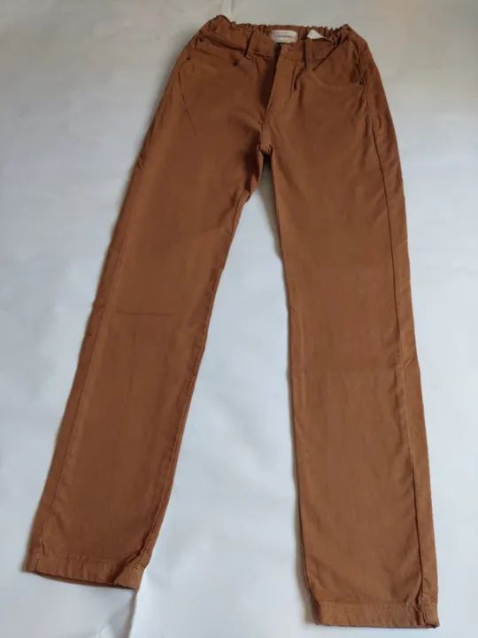 Calça Jeans Marca Kids Denin Boys Tam 11/12 (146 cm) Cor Marron em ótimo estado
