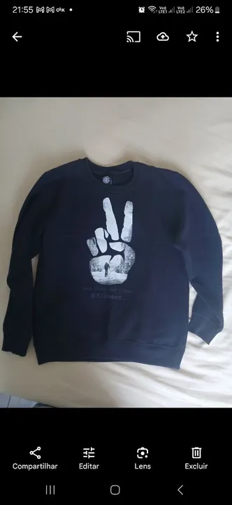 MOLETOM ELEMENT tamanho P