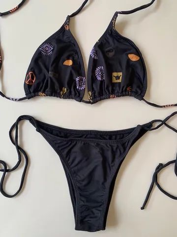 Biquíni Hang Loose Estampado Cortininha tam. M