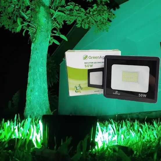 Refletor Verde para Jardim 50W, IP66
