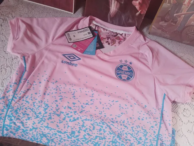 Camisa Feminina Grêmio Outubro Rosa, Tamanho G!