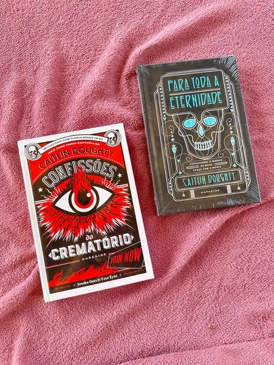 Kit Confissões do crematório + Para toda a eternidade Darkside Novo Lacrado 