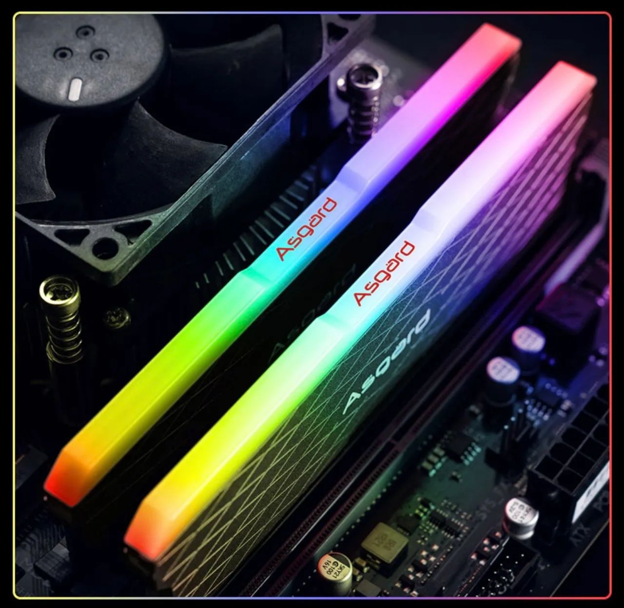 Memória Ram Asgard RGB 2x8gb 16gb 3200mhz - Foto 2