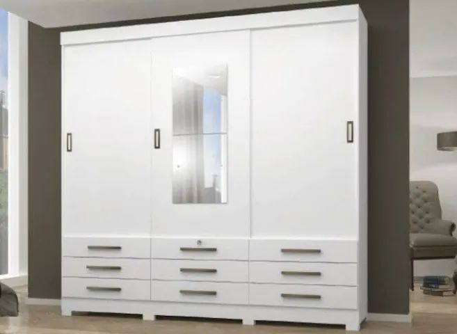 guarda roupa casal New Toquio 9 gavetas 