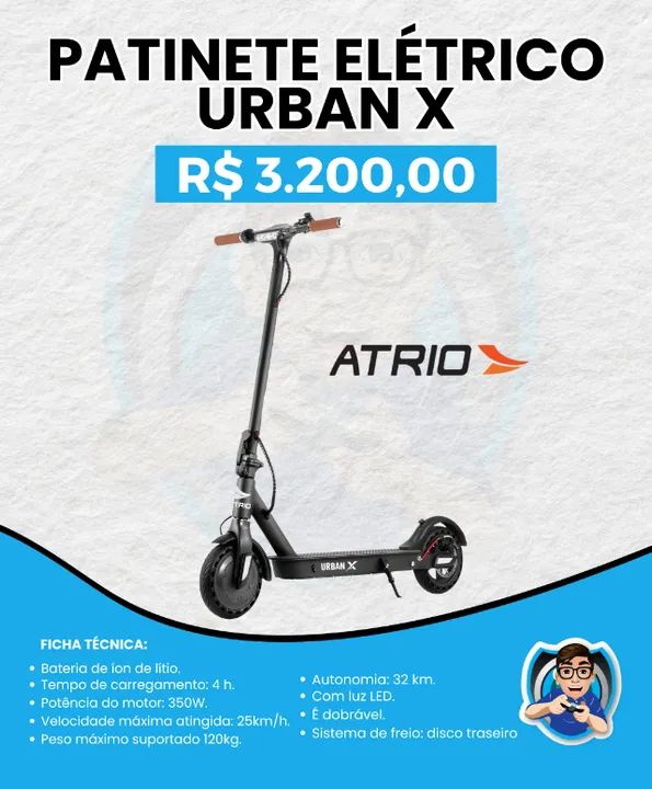 Patinete Elétrico Urban X