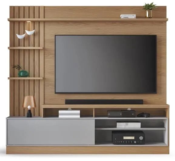 Home Para Tv até 65 Polegadas cinza 