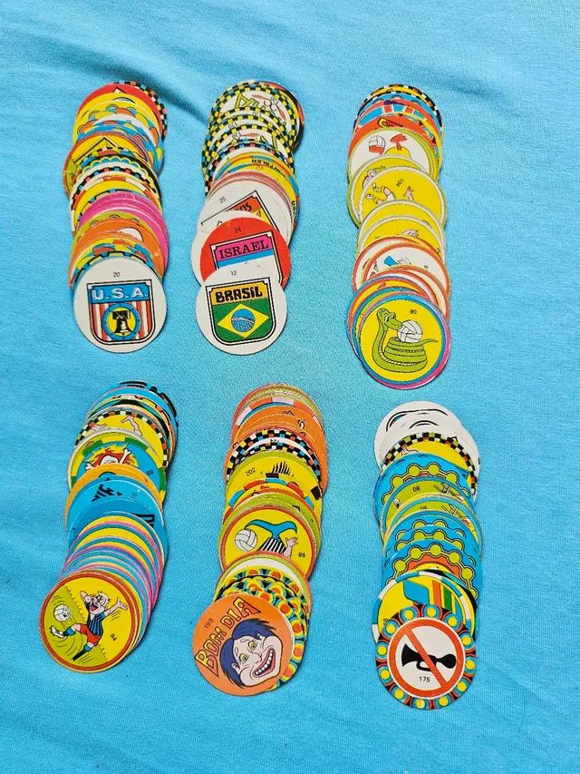 Figurinhas álbum chapinhas bionics década de 80 raríssimas - Foto 4