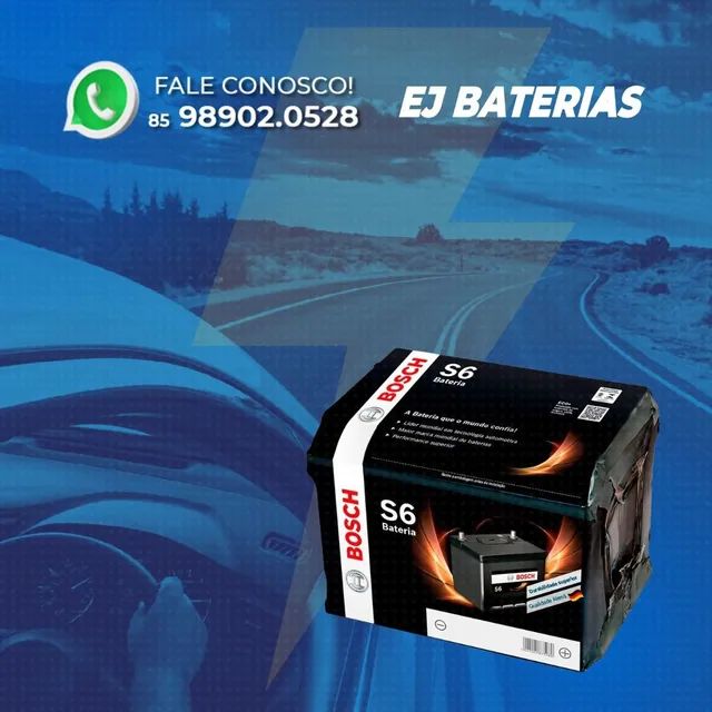 Bateria 150 amperes bosch de ônibus e gerador 
