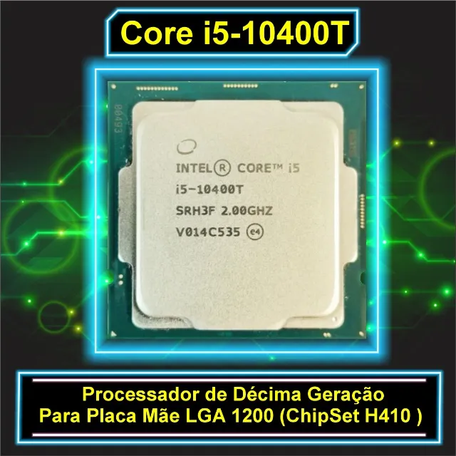 Processador i5 10400T LGA 1200 Sem Coler