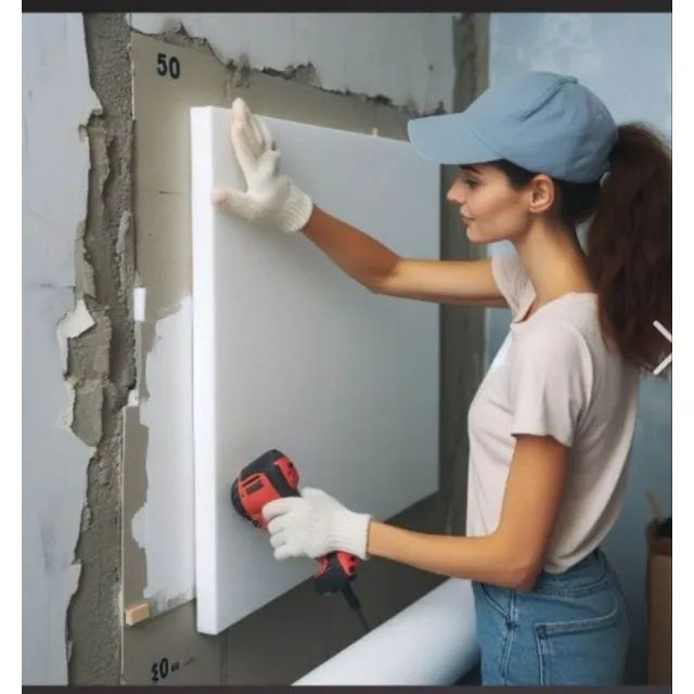 Folha de EPS para forro e revestimentos de paredes térmica 