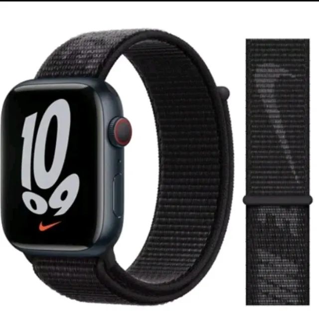 Pulseira Nylon com velcro pra AppleWatch 42 a 49mm Promoção - Foto 2