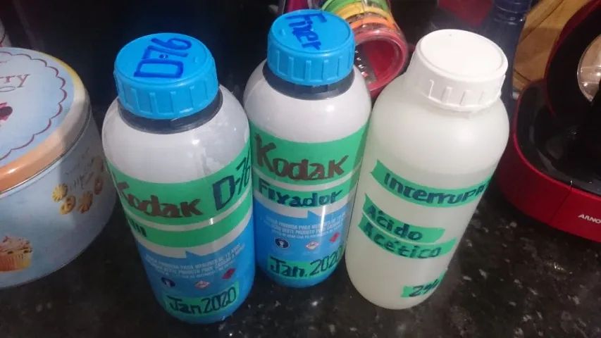 KIT Garrafas para Químicos - Revelador-Fixador-Interruptor-100% Preta - Foto 4