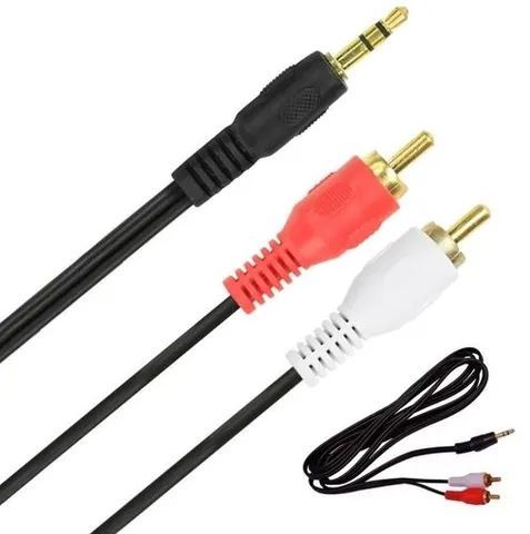 Cabo Auxiliar P2 Macho X Rca Macho Audio 1,5m Cabo plug P2 Rca2 - Foto 4