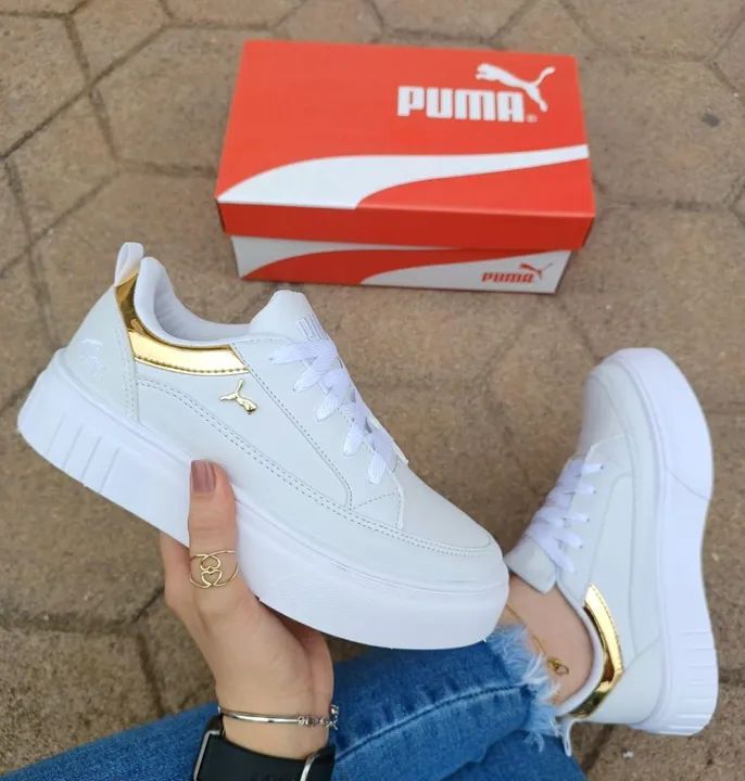 Tênis feminino branco  - Foto 4