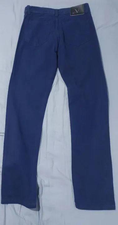 Calça Jeans - Azul Marinho - Foto 2