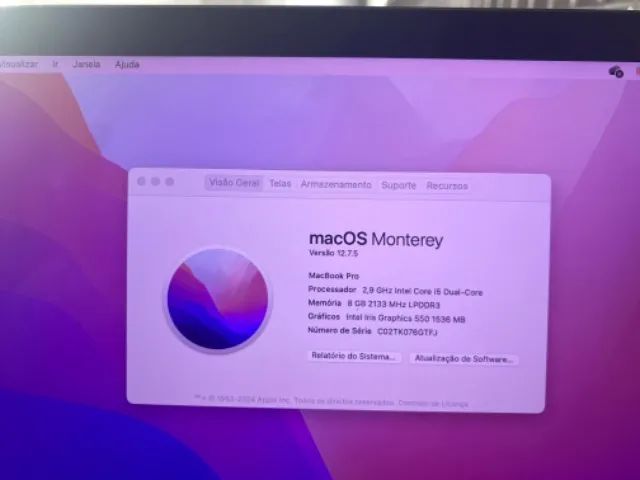 QUASE DE GRAÇA! McBook Pro 13" usado e recondicionado