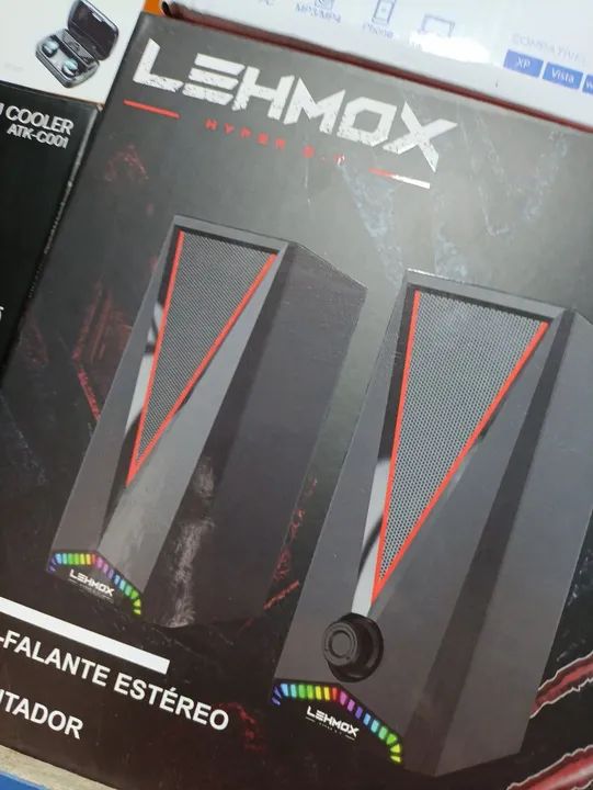 Caixa de som lehmox 