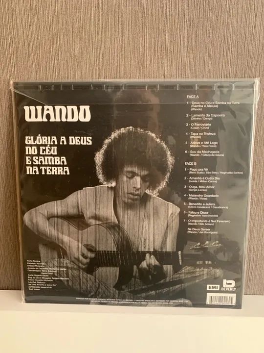 Vinil Wando - Glória A Deus No Céu E Samba Na Terra  - Foto 3