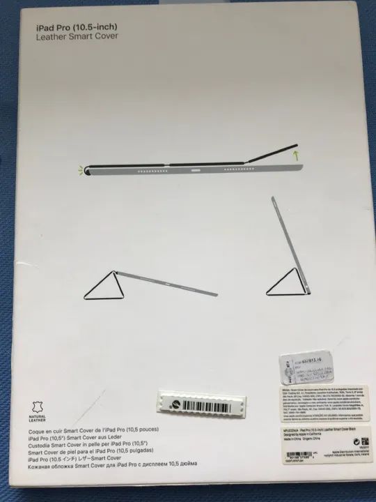 Smart Cover suporte para IPad Pro 10.5 couro original Apple.