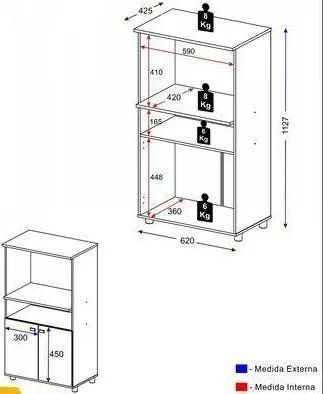 Promoção Balcao de Microondas Branco  - RSA5    - Foto 2