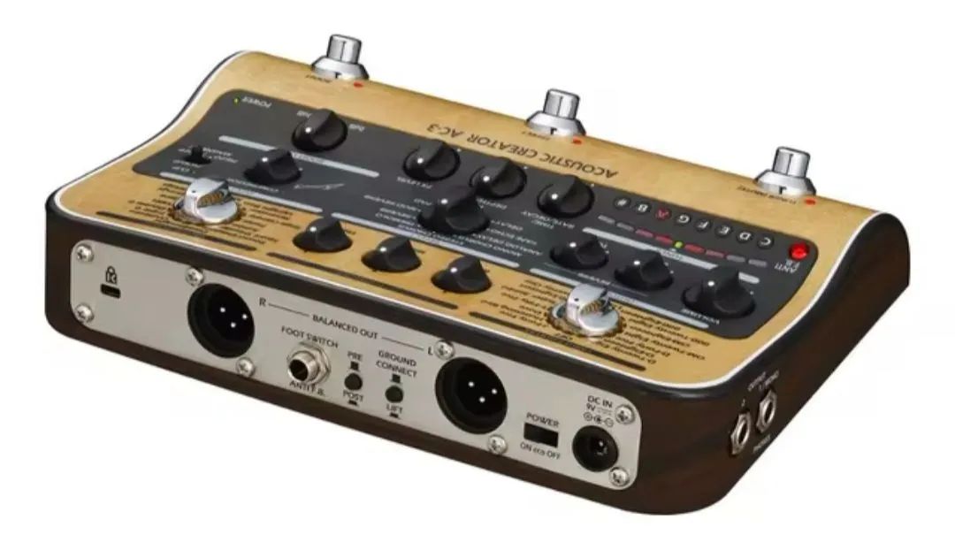 Zoom Acoustic Creator AC-3 - Multi-Efeitos para Violão