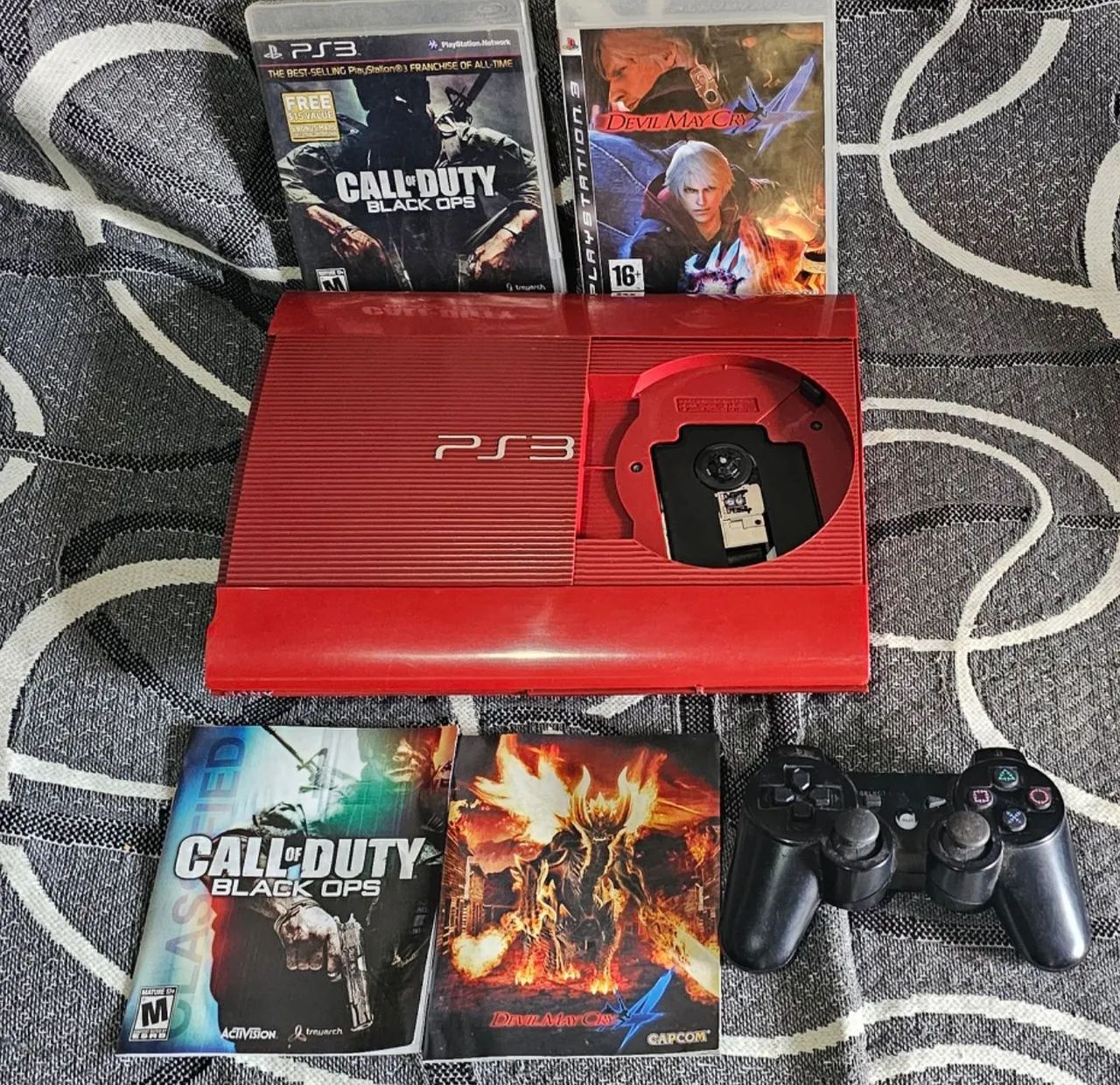 Ps3 Super Slim Ps3 Second Olx PS3 SUPER SLIM EDIÇÃO LIMITADA DEUS