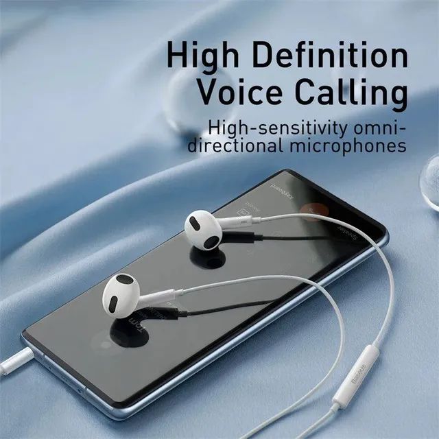 Fone com fio original Baseus Encok H17 - Foto 3