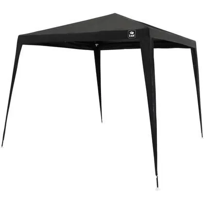 Tenda Gazebo Polietileno 3mX3mts Black - Bel Fix<br>