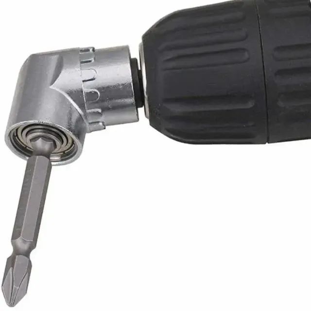 Adaptador Angular Magnético Furadeira Parafusadeira 1/4 Pol 105° Imantado 60mm _ FE148 - Foto 4