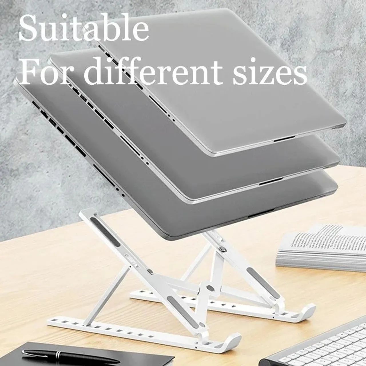 Suporte dobrável ajustável para notebook - Foto 2
