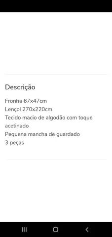 Jogo de cama branco - Foto 3