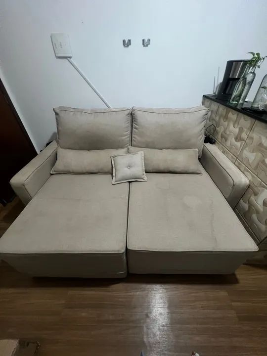 Sofá retrátil reclinável 2 lugares - Foto 3