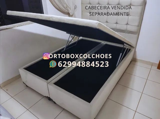 Box Baú Casal bi partido  com pistões hidraulicos - Foto 2