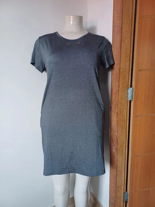 Vestidos e macacão longos e até o joelho plus size semi novo   - Foto 5