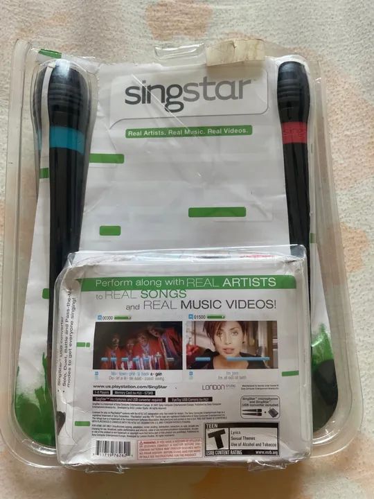 Singstar com 2 microfones  - Foto 5