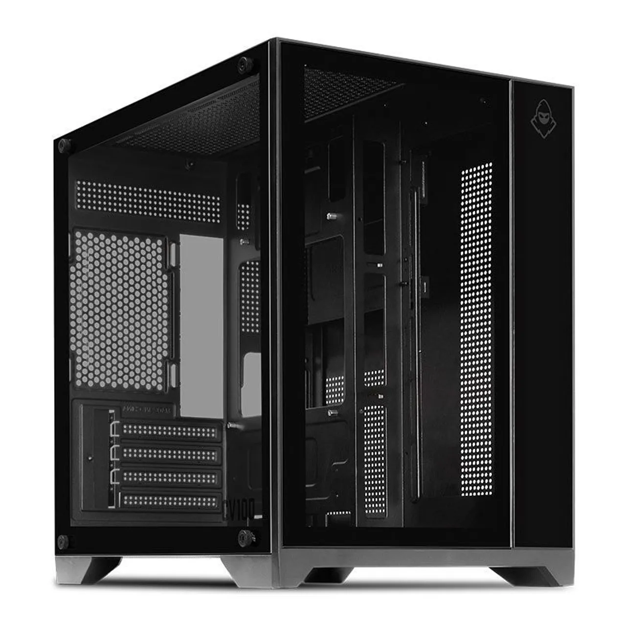 Gabinete aquario GamerMancer CV100 Lateral De Vidro Preto novo lacrado