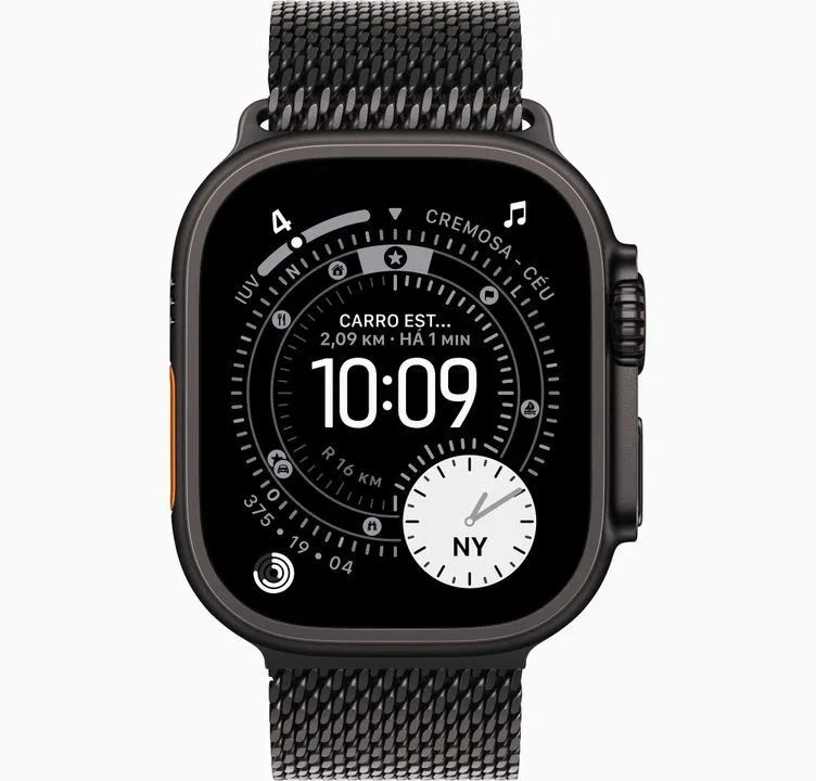 Apple Watch Ultra 3 Pulseira Milanese Titanium Black |Lacrado |01 Ano de Garantia Apple - Foto 3