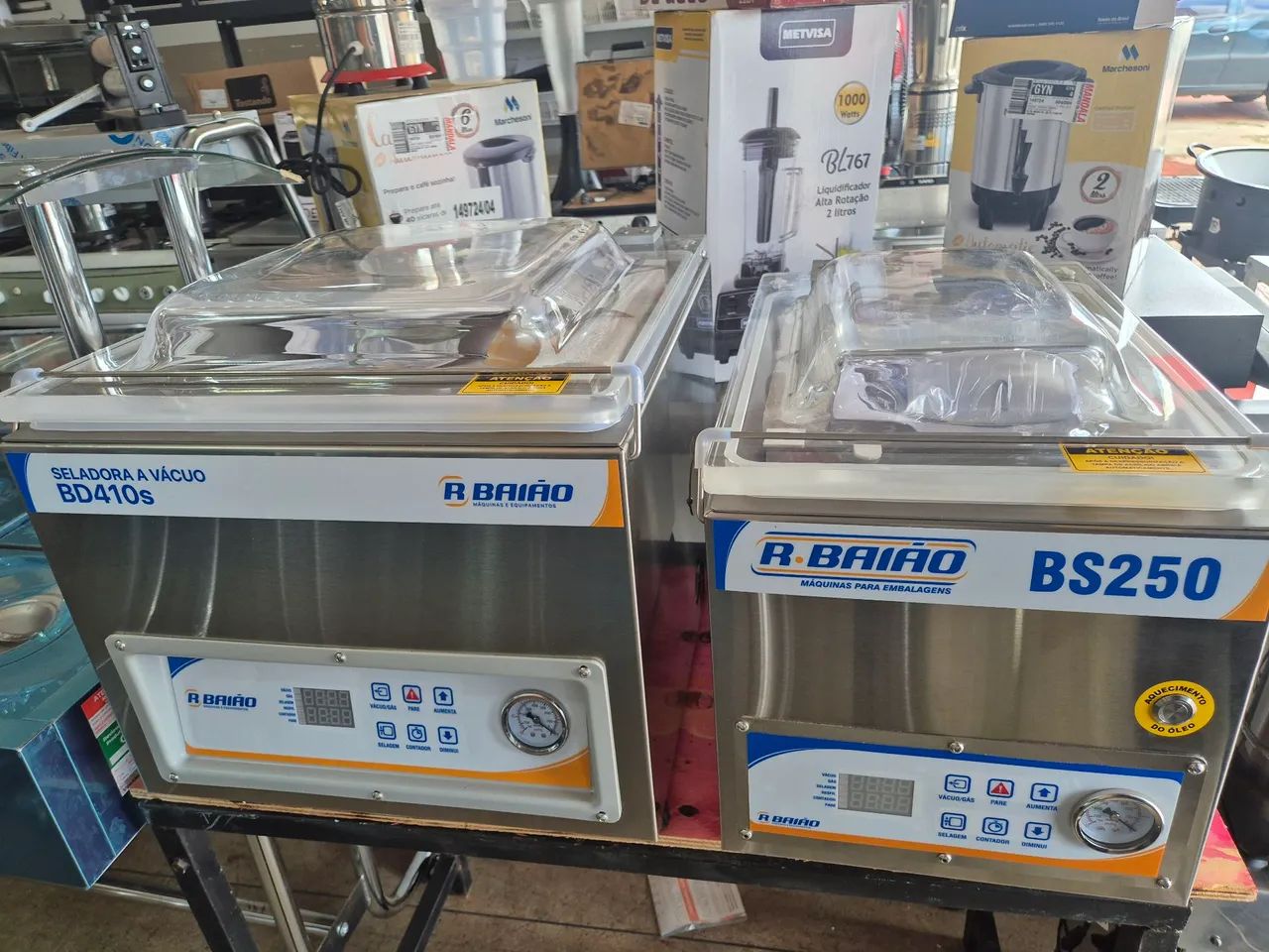 Seladora a Vácuo R Baião BD410s e BS250 - Foto 4