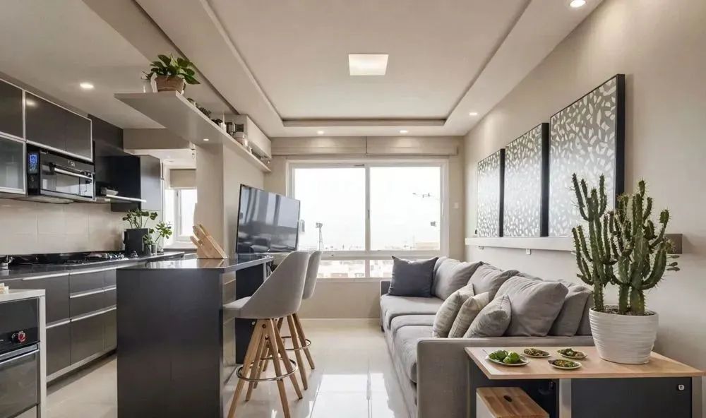 Apartamento com 55 metros 2 quartos 2 vagas no bairro Jardim do Salso em Porto Alegre - RS